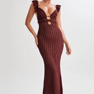 NWT Ezra Lace Maxi Dress - Plum